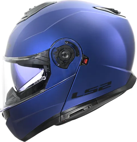 LS2 Modularer Motorradhelm STROBE II SOLID Matt Navy Blue, M