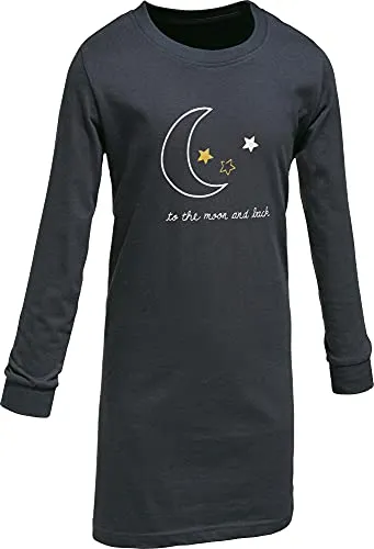 Erwin Müller Kinder-Nachthemd Single-Jersey anthratzit Größe 140