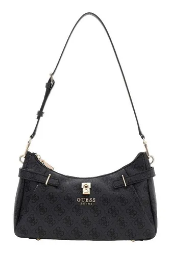 Guess Schultertasche Shoulder Bag grau - Stylische Schultertasche von Guess in Grau, ideal für den Alltag. Mit verstellbarem Henkel und praktischem Zipperverschluss bietet sie Platz für Ihre Essentials.