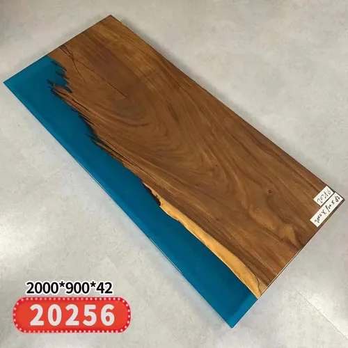 Epoxidharz Esstisch River Table 200x90 – Modern und Einzigartig - Küchen- & Esszimmertisch aus echtem Holz mit Epoxidharz, ca. 200 x 90 cm groß. Ideal für moderne Esszimmer, bietet eine beeindruckende Optik und sorgt für gesellige Abende.