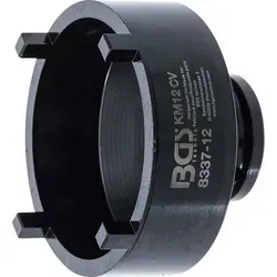 Nutmutternschlüssel KM4 bis KM12 - Chrom-Vanadium-Stahl - Metallwerkzeug für schonendes Lösen und Anziehen von Nutmuttern nach DIN 981, ideal für verschiedene Größen und hohe Langlebigkeit.