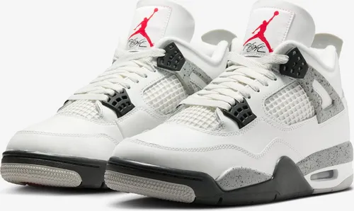 Nike Air Jordan 4 (GS) White Cement