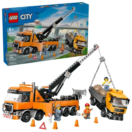 Produktbild LEGO City Schwerlast-Abschleppwagen mit Kran 60467