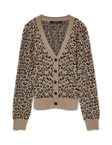 VERO MODA Vmnancy Ls V-Neck Cardigan Boo