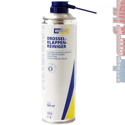 Cartechnic Drosselklappenreiniger 500ml - Hochaktiv für Vergaser - Sonstige - Entfernt effektiv Verunreinigungen in 2- und 4-Takt-Motoren für optimale Leistung und Effizienz.
