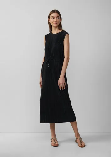 s.Oliver Maxikleid Gestreiftes Kleid im Relaxed Fit - Jerseykleider, ärmelloses Midi-Kleid mit Plissee-Veredlung für entspannten Style und optimalen Tragekomfort bei jedem Anlass.