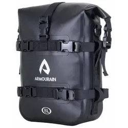 LuxusKollektion Satteltasche Motorrad wasserdicht 15L 8L Schwarz TPU