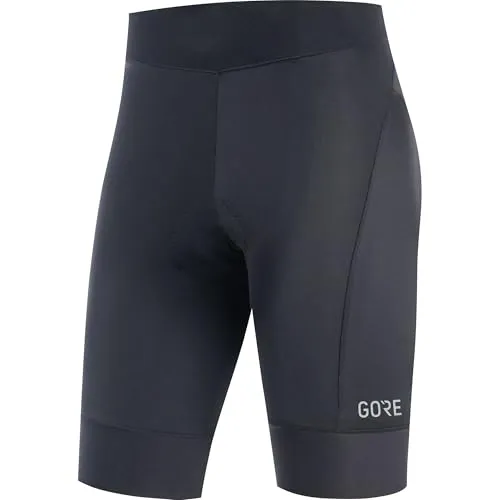GORE WEAR C3 Kurze Damen Fahrradhose mit Sitzpolster, schwarz (black), XXS/34