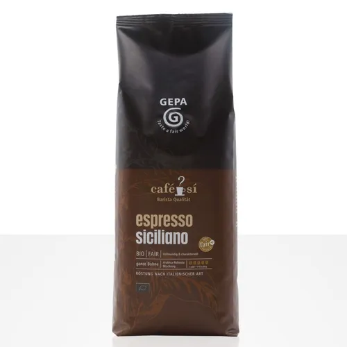 Gepa Cafe Si Espresso Siciliano 4 x 1kg Kaffeebohnen