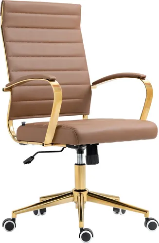 CLP Ergonomischer Bürostuhl Havanna Kunstleder in braun von CLP