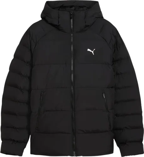Puma Mono Steppjacke Schwarz XL - Funktionsjacke mit windCELL-Technologie für optimalen Windschutz und Kapuze für zusätzliche Wärme. Hergestellt aus 100% recyceltem Material, ideal für aktive Momente im Freien.