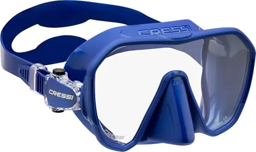 Cressi Tauchmaske Schnorchelmaske small Z2s blau von Cressi