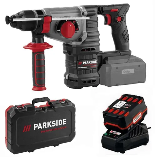 PARKSIDE PERFORMANCE Akku Kombihammer 20 V PPAKH 20-Li 4.0 Ah Akku Ladegerät C3