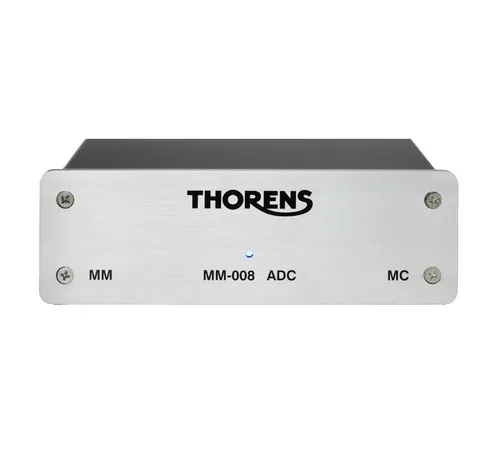 Thorens MM-008 ADC Phono Vorverstärker - Verstärker & Vorverstärker mit USB-Anschluss, ideal für den Anschluss von MM & MC-Tonabnehmern und bietet sowohl analoge als auch digitale Ausgänge.