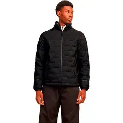 Jack & Jones Sonic Steppjacke Schwarz S - Funktionsjacke mit hohem Stehkragen und winddichter Ausstattung. Synthetische Daunenfüllung sorgt für leichte Wärme und Komfort im Alltag.
