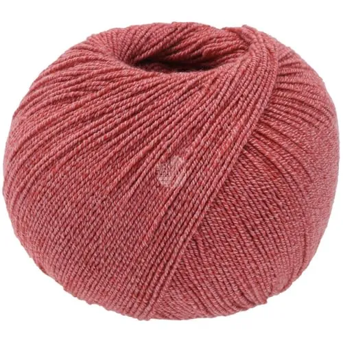 LANA GROSSA Meilenweit Cotton Bamboo | 4-fädiger Bambus Klassiker, waschmaschinenfest | Handstrickgarn aus 40% Baumwolle, 25% Schurwolle, Viskose | 100g Wolle zum Stricken & Häkeln | 420m Garn FB35