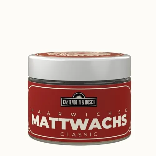 Mattwachs Classic 100 ml - Haarstyling-Produkt für kurzes und mittellanges Haar, nachmodellierbar und bietet extra starken Halt für den ganzen Tag.