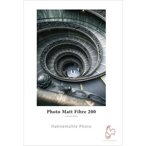 Hahnemühle 10641901 Photo Matt Fibre Papier - 200 g/m², DIN A3, warmweiß, ideal für hochwertige Drucke und Fotografie