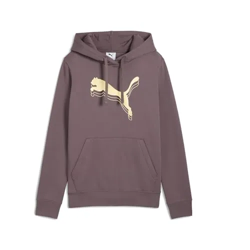 Puma Unisex ESS Metallic Hoodie FL in gold von PUMA