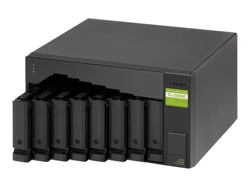 TL-D800C 8-Bay USB 3.2 Gen2 Type-C - Hochkapazitäts JBOD Storage Enclosure, unterstützt 8 SATA-600 Festplatten für maximale Speichererweiterung
