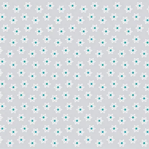 Sovie Home Tischdecke Snowflakes in Silber-Türkis Linclass® Airlaid, Weihnachtstischdecke stoffähnlich, ideal für Advent Weihnachten Feiern Weihnachtsfeier, 80 x 80 cm, 1 Stück