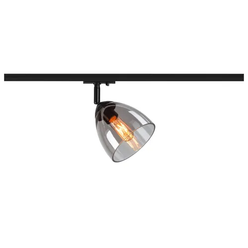 SLV PARA CONE 1-Phasen Spot, GU10, schwarz / transparent - Lampen mit konisch geformtem Reflektor für warme Lichtwirkung, ideal zur individuellen Gestaltung Ihrer Leuchtenwolke.