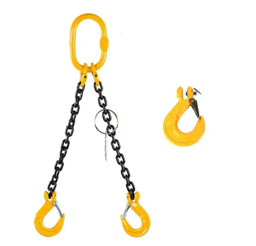 Kettengehänge 2 Strang 10mm mit Gabelkopfhaken – Tragkraft 4250 kg - Hochwertiges Kettengehänge für Materialbeförderung bis 4250 kg. Extrem langlebig, flexibel in der Länge und ideal für den professionellen Einsatz. Qualität gemäß EN818-4.