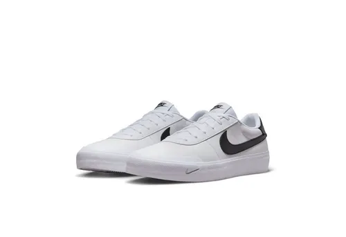 Nike Herren Court Shot Herrenschuh, White/Black, 41 EU - Herren-Sneaker aus robustem Synthetikleder mit atmungsaktivem Mesh-Futter für ganztägigen Komfort und frische. Ideal für Freizeit und sportliche Aktivitäten.