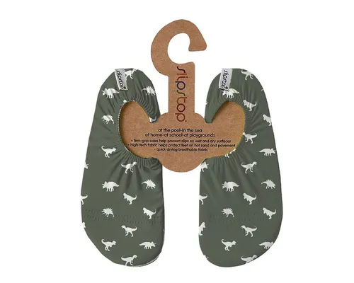 Slipstop Dino Green Badeschuhe EUR 21-23 (XS) von Slipstop