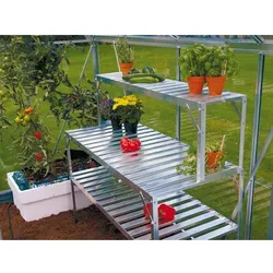 Vitavia Alu-Tischaufsatz 121x28x39cm in silber von Vitavia