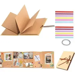 ERBO Fotobuch zum Selbstgestalten 17,5x11,5cm - Perfektes Fotoalbum für kreative Erinnerungen – vielseitig einsetzbar als Hochzeitsalbum oder Gästebuch. Kompaktes Design mit Platz für 68 Fotos im Format 8x5cm. Hochwertige Verarbeitung und individuelles Gestalten für bleibende Momente.