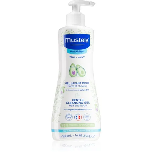 Mustela Bébé Bain Reinigungsgel für Haare und Körper für Kinder 500 ml