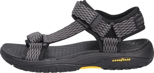 Skechers Herren Sandals, Grey, 41 EU - Wanderschuhe, bequem und leicht für Abenteuer im Freien mit hervorragender Dämpfung und Unterstützung.