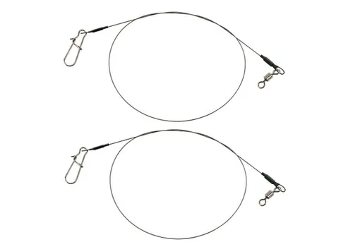 Fox Rage Kunstköder Fox Rage Strike Point 7 Strand Titanium Leader 50cm -2 Titanvorfächer