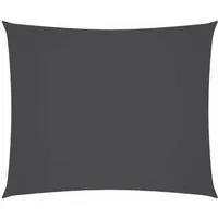 vidaXL Sonnensegel Oxford-Gewebe 3x4 m Anthrazit - Rechteckiges Sonnensegel aus UV-beständigem und schimmelresistentem Oxford-Gewebe, ideal für Garten und Terrasse. Schützt zuverlässig vor Sonne und Regen.