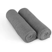 Bestlivings Microfaser Geschirrtuch Sunshine 65 x 45 cm 2er Pack Anthrazit