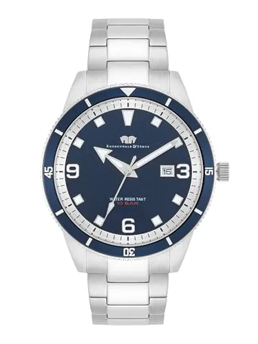 Rhodenwald & Söhne Quarzuhr Vintage II Silber