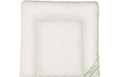 franknatur Bauchschläferkissen 80x80 cm - Kissen für Bauchschläfer, ideal auch als Kinderkopfkissen, mit feuchtigkeitsregulierender Merino-Schurwolle Füllung, waschbar bis 30 Grad und schadstoffgeprüft.