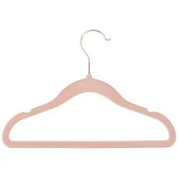 Laleni Kinder Kleiderbügel mit Samtbezug in gold von Laleni