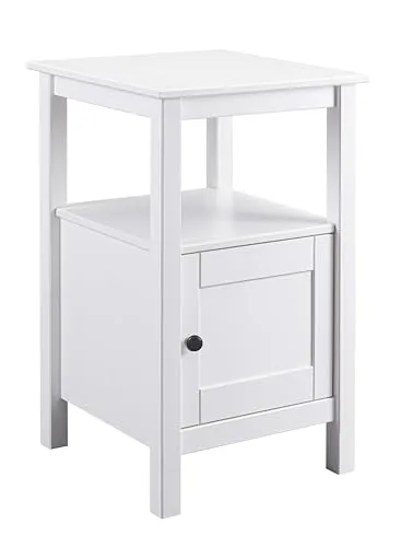 Beistellschrank Landliv, weiß, 45x76x45 cm