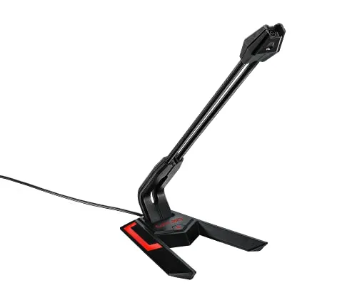 Trust Gaming GXT USB-Mikrofon - für PC, PS4 und PS5 - Hochwertiges Mikrofon für verzerrungsfreien Klang im Gaming-Chat, mit flexiblem Arm und praktischer Stummschalttaste für optimale Benutzerfreundlichkeit.