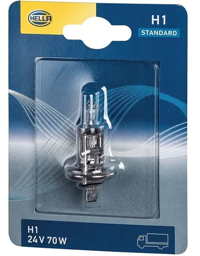 Hella Glüh-Lampe H1 24V 70W Halogen P14.5s Glüh-Birne LKW Trailer Anhänger Truck