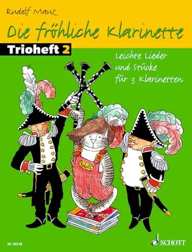 Die fröhliche Klarinette. Band 2 - Trioheft