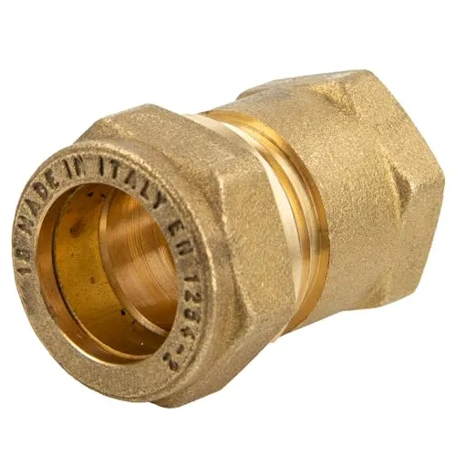 Tecuro Ms-klemmringverbinder, Muffenverschraubung Mit Klemmring 10 Mm X 3/8