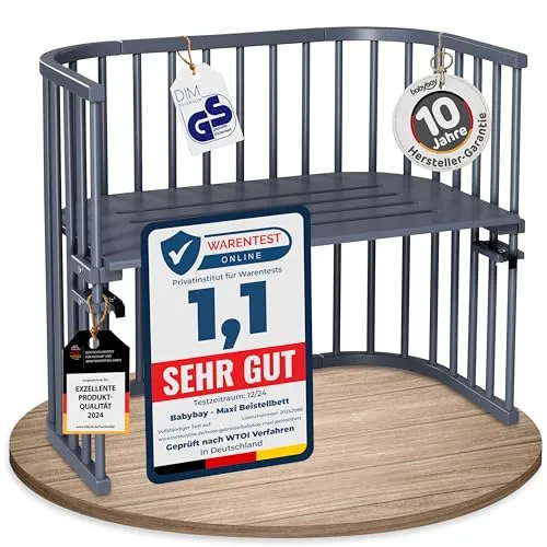 babybay Maxi Beistellbett aus Buchenholz von babybay