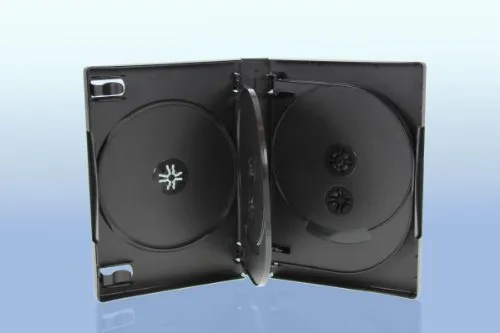 DVD Hülle / 8fach 8er Box/Farbe: schwarz