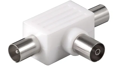 Trójnik koncentryczny: 2 Wtyk do kabla koncentrycznego Gniazdo do 4040849672194