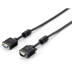 Equip 118805 VGA-Kabel 15 m D-Sub Schwarz - Hochwertiges 15 m VGA-Kabel von Equip für brillante Videoübertragung. Ideal für Multimedia-Anwendungen und zuverlässige Verbindungen in verschiedenen Umgebungen.