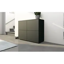 Borchardt Möbel Kommode Rova, 93 cm in Schwarz von Borchardt Möbel