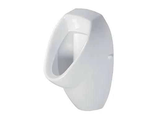 Urinal Pissoir mit verdecktem Zulauf, weiß - Hochwertiges Urinal Pissoir aus Keramik mit verdecktem Zulauf für eine saubere Installation. Ideal für moderne Bäder, inklusive Befestigungsset.